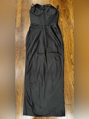 samaria french navy corset dress Samaria French Navy Corset Sundress